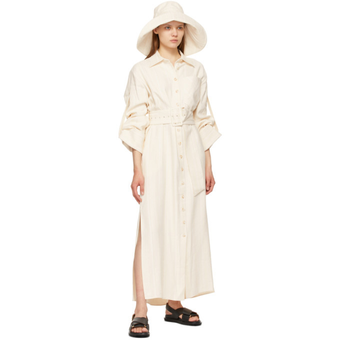 knee length dresses for ladies Marcella | Oculus Sleeveless Dress in Bone | Women's Size Xs | Vegan Leather main image 0