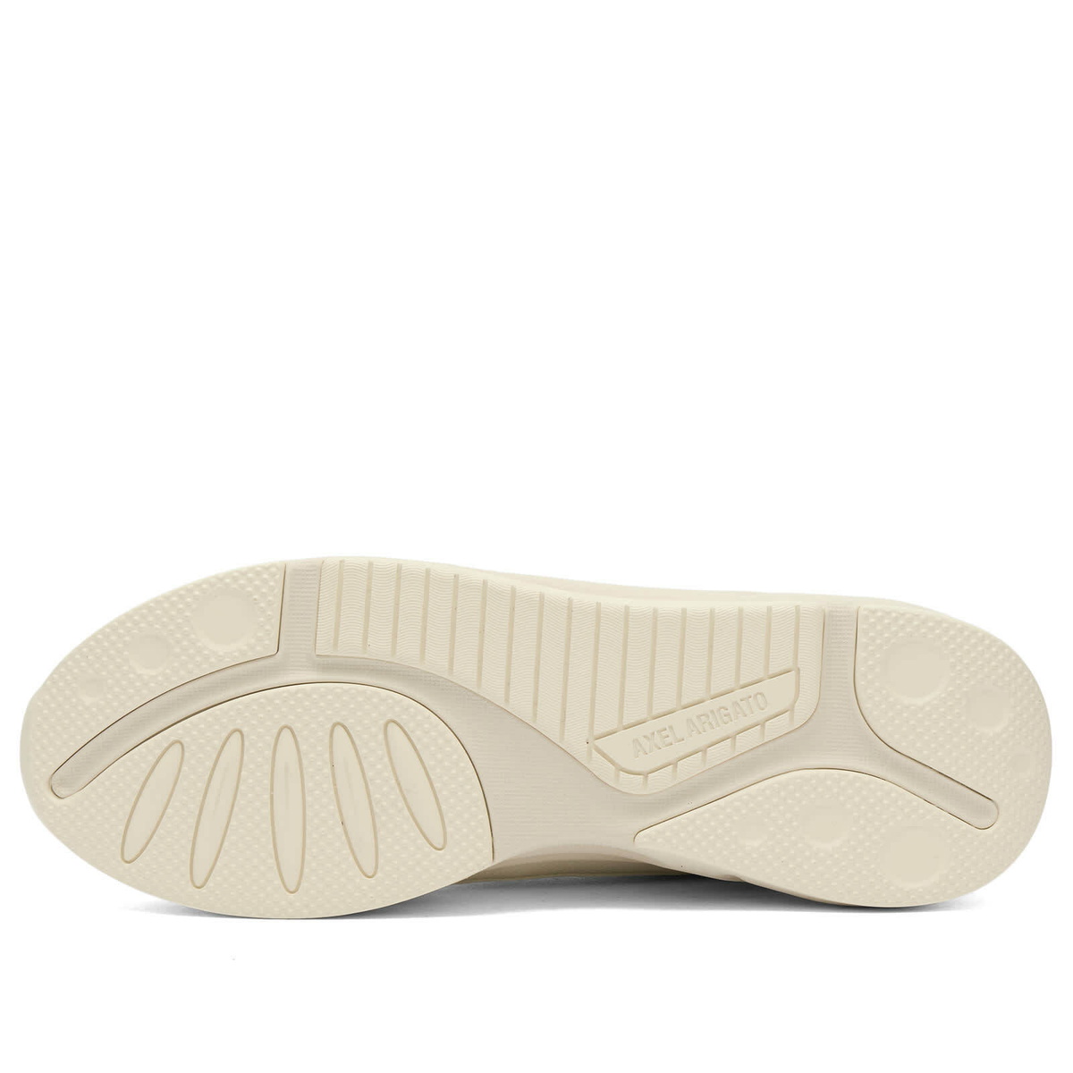 Axel Arigato Men's Genesis Neo Leather Runner in Off White/Blue