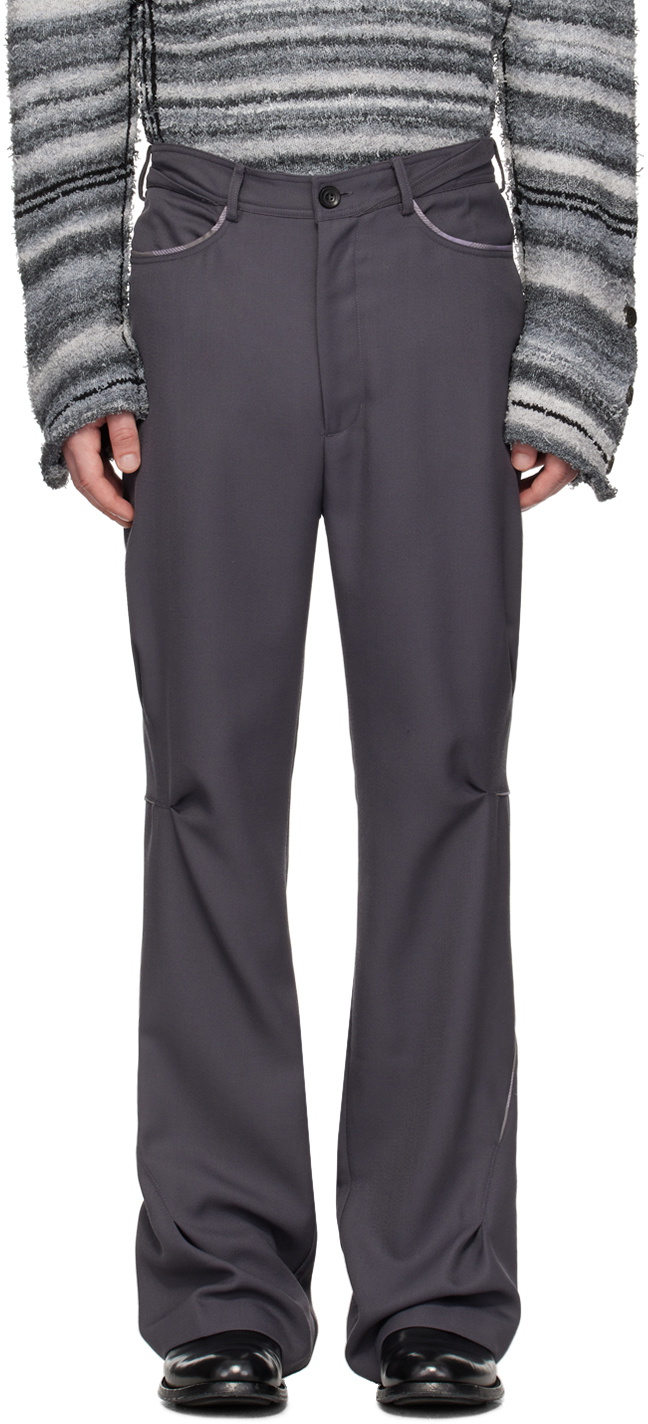 Kiko Kostadinov Gray Ohne K-Dart Trousers Kiko Kostadinov