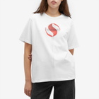 Fiorucci Women's Big Lollipop Print Regular Fit T-Shirt in White