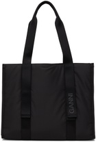 GANNI Black Medium Tech Tote