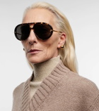 Bottega Veneta Drop aviator sunglasses