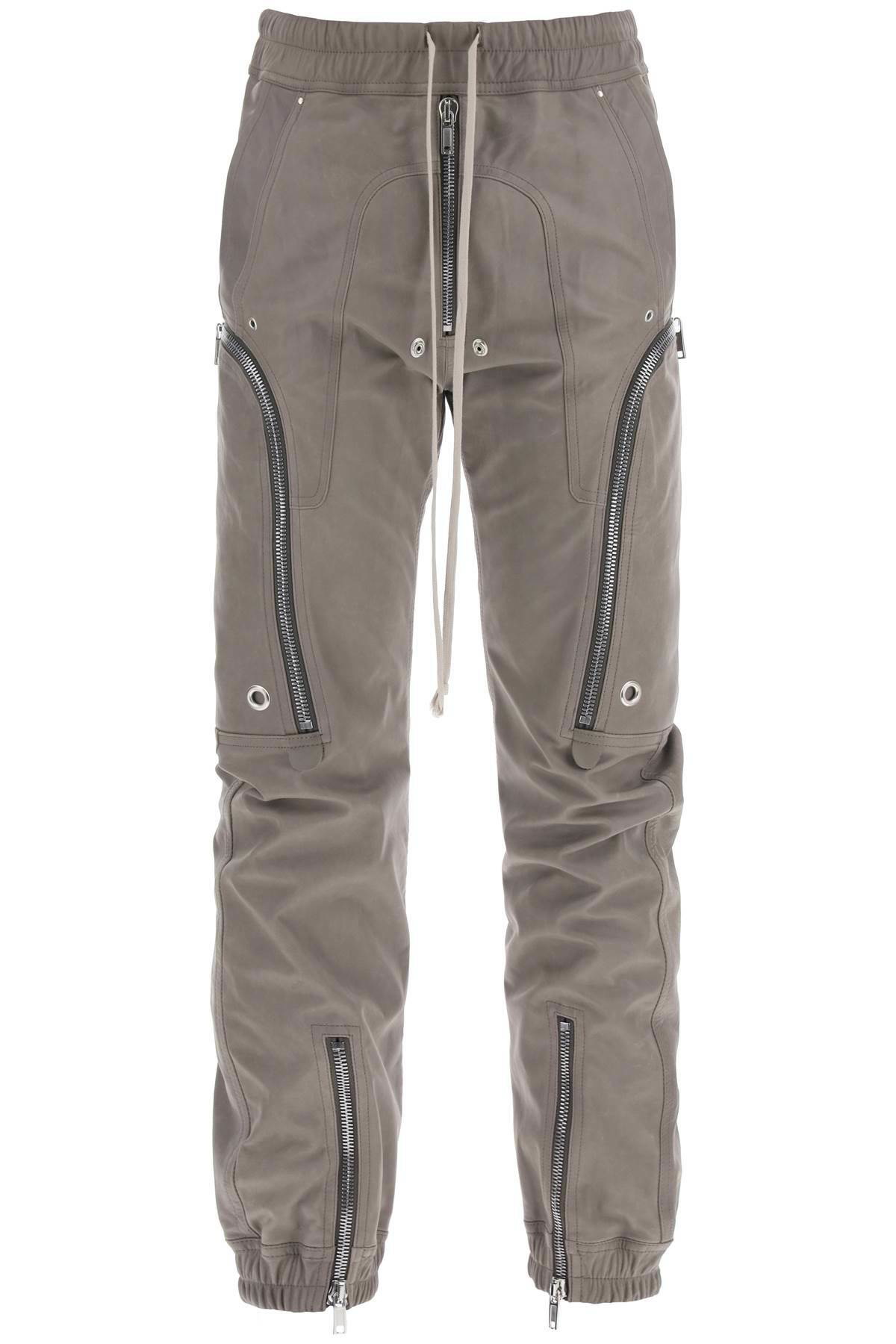 Rick Owens - Bauhaus Tapered Zip-Detailed Reflective Shell Drawstring Cargo  Trousers - Gray Rick Owens