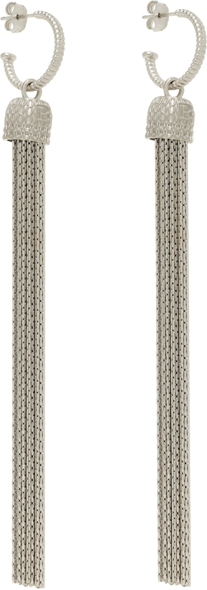 BALMAIN Brass Tassel Earrings