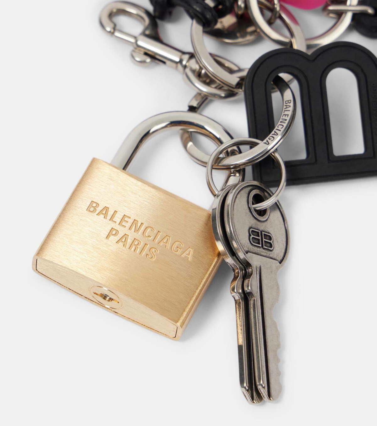 【BALENCIAGA】ロゴキーホルダー Balenciaga SLG keyring Balenciaga