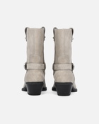Pinko Texas Suede Boots With Metal Toe Sand