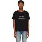 Saint Laurent Black Western Logo T-Shirt