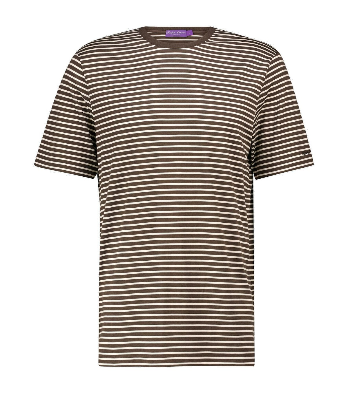 Photo: Ralph Lauren Purple Label - Striped short-sleeved T-shirt