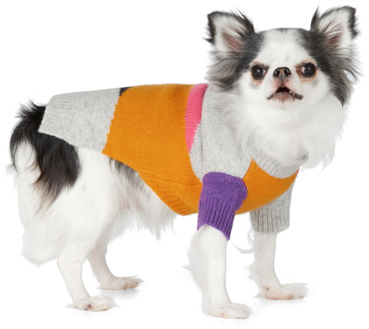 Photo: Ware of the Dog Multicolor Asymmetric Pattern Sweater