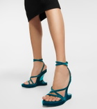 Tom Ford Velvet wedge sandals