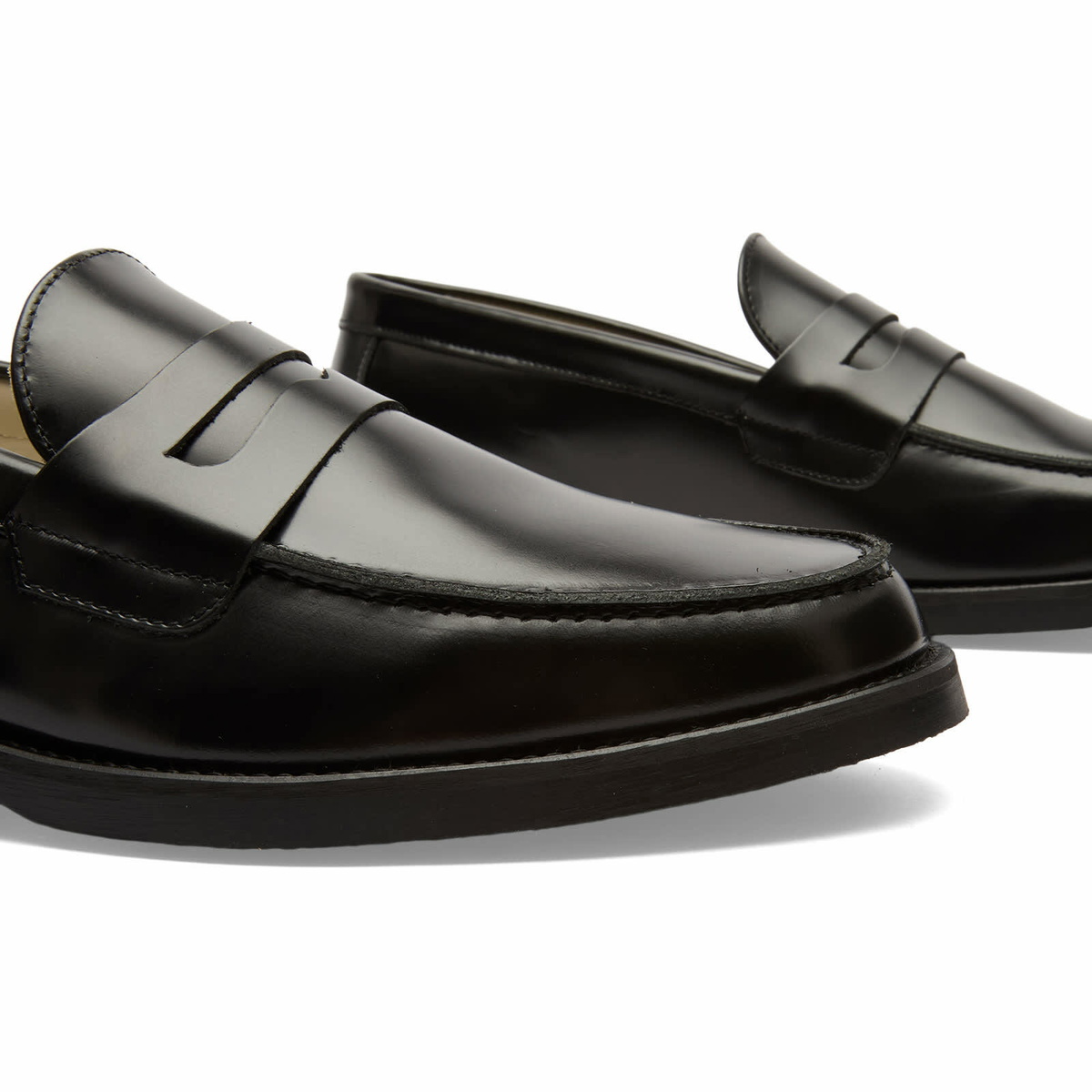 Duke + Dexter Men's Wilde Penny Loafer in Black
