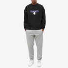 Pleasures Men's Bunny Logo Crew Sweat in Black