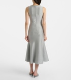 McQueen Embellished lamé cocktail dress