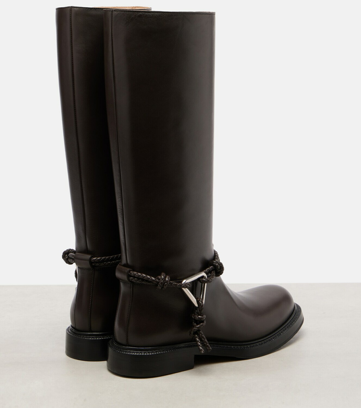 Bottega Veneta Leather knee-high boots
