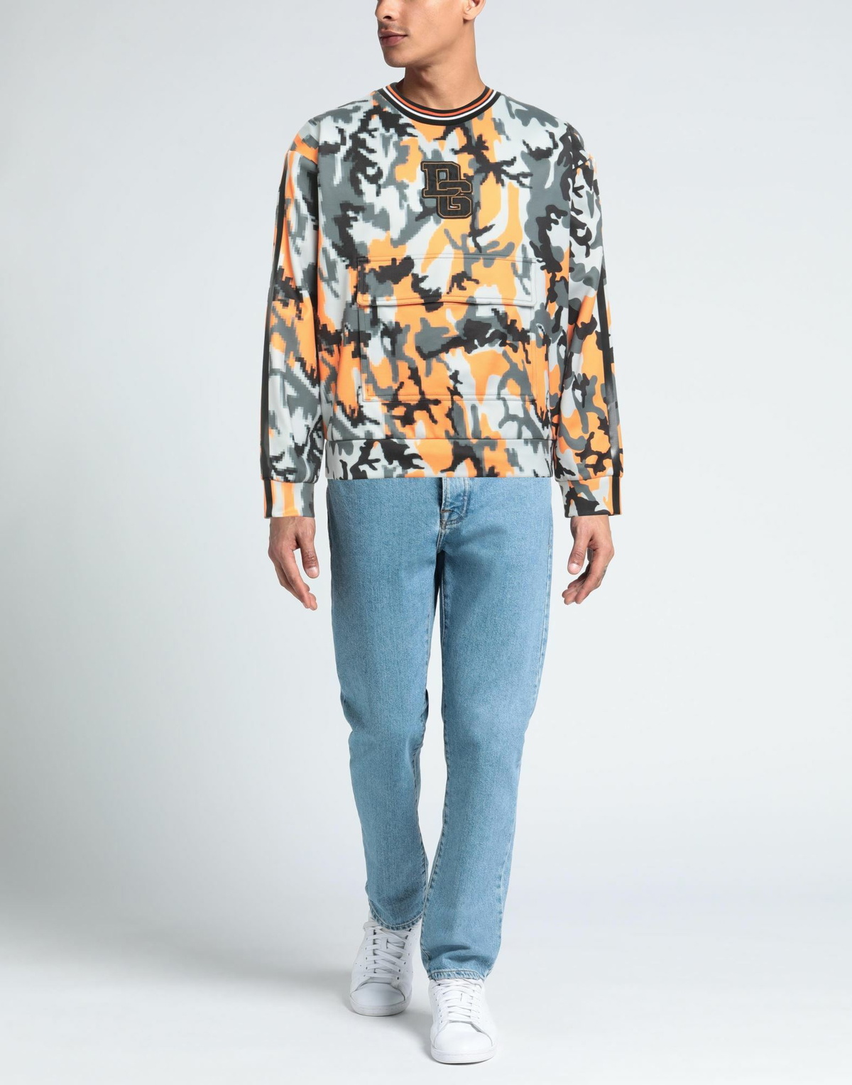 Dolce & gabbana Mens Sweatshirt in Orange