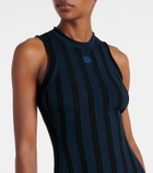Loewe Anagram striped maxi dress