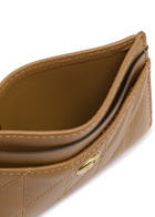 Coach Pillow Quilted Leather Card Holder - Caramel - One Size