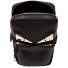 Fendi Black Bag Bugs Single-Strap Backpack