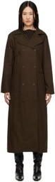 Paloma Wool Brown Pauet Trench Coat