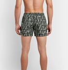 Fendi - Logo-Print Swim Shorts - Green