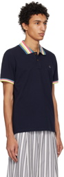 Vivienne Westwood Navy Stripe Collar Polo