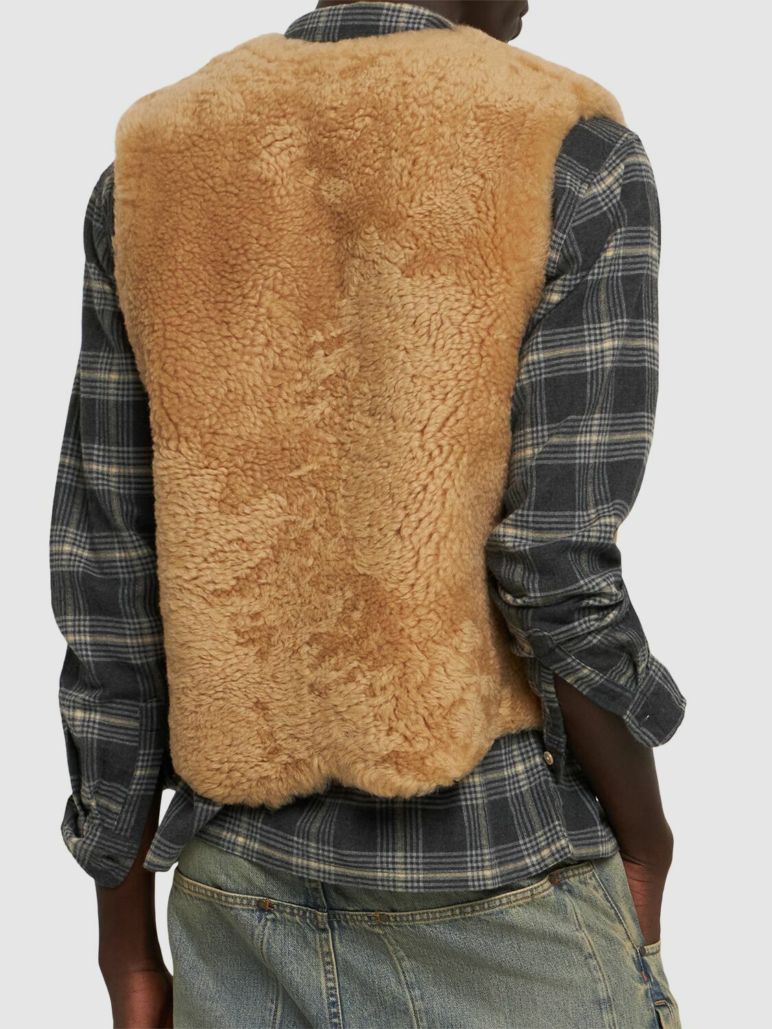 SUNFLOWER Shearling Vest Sunflower SUNFLOWER Shearling Vest Sunflower