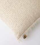 The House of Lyria Ariete wool and cotton cushion