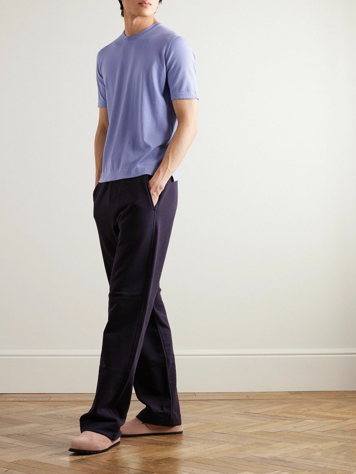 PIACENZA 1733 - Cotton T-Shirt - Purple