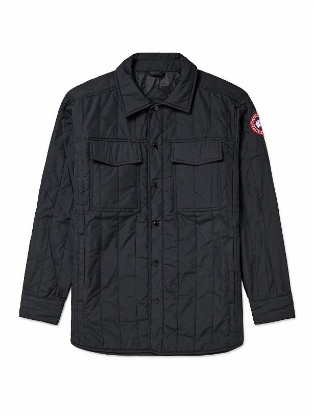 Photo: Canada Goose - HyBridge Quilted Shell Shirt Jacket - Black