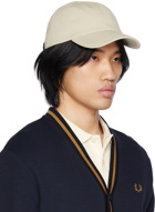 Fred Perry Off-White Embroidered Cap