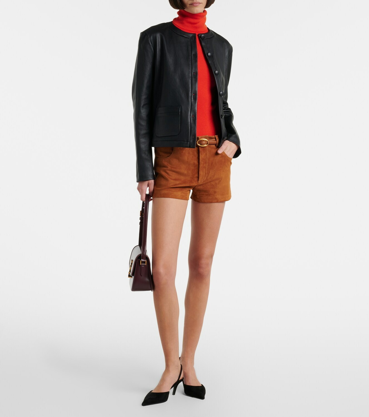 Stouls Roxie suede shorts