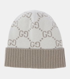 Gucci GG cashmere jacquard beanie