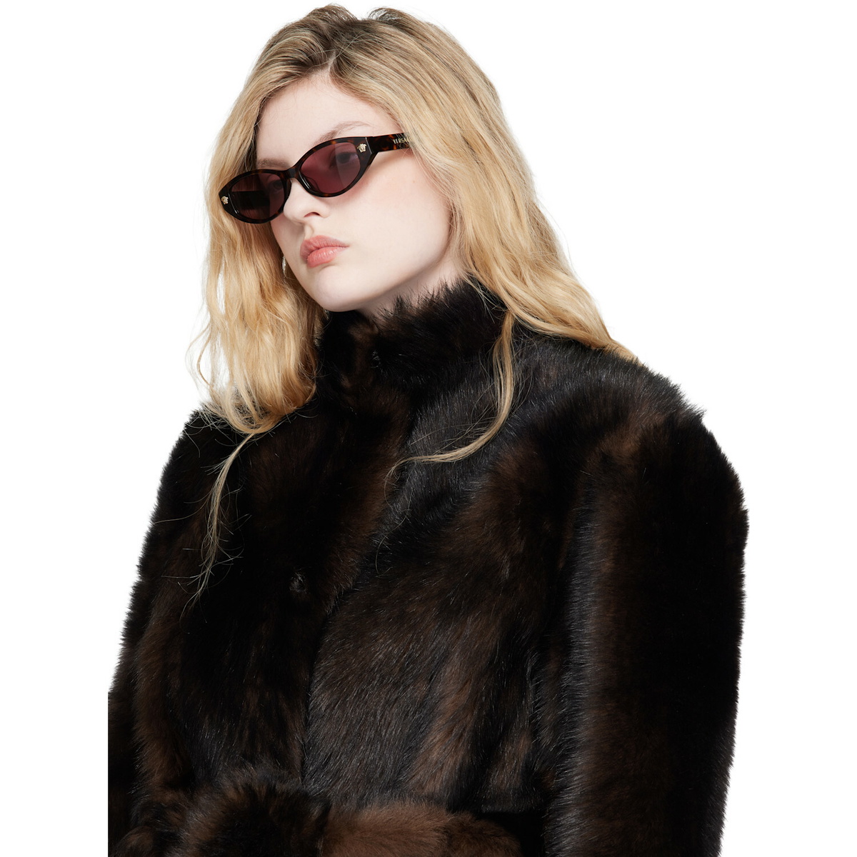 Versace Brown Medusa Sunglasses