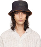 ZEGNA Indigo Denim Bucket Hat