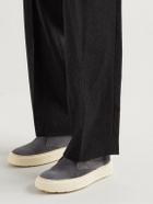 Salvatore Ferregamo - Montgomery Suede Chukka Sneakers - Gray