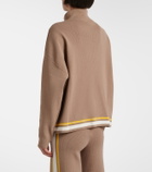 The Upside Veneto Carter knitted half-zip sweater