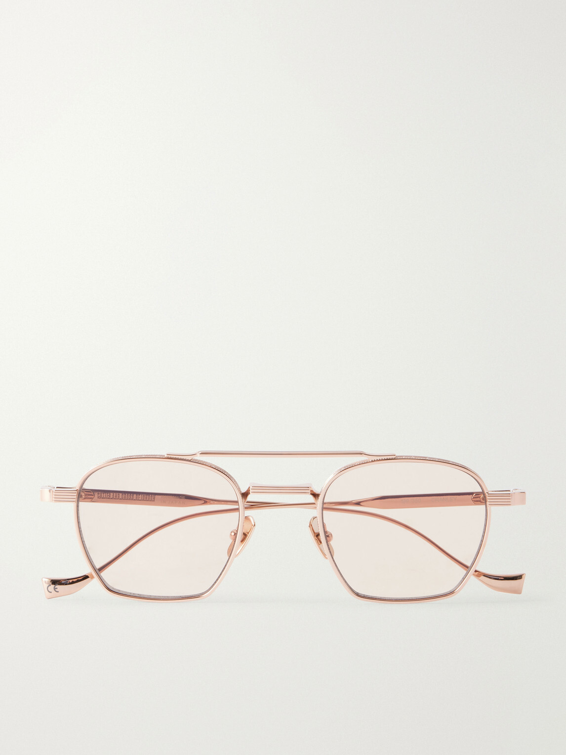 Cutler and Gross - 1425 Square-Frame Gold-Tone Sunglasses