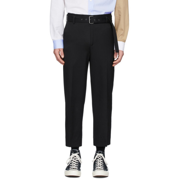 Photo: JW Anderson Black Belted Tailored Trousers