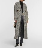Balmain Monogram jacquard trench coat