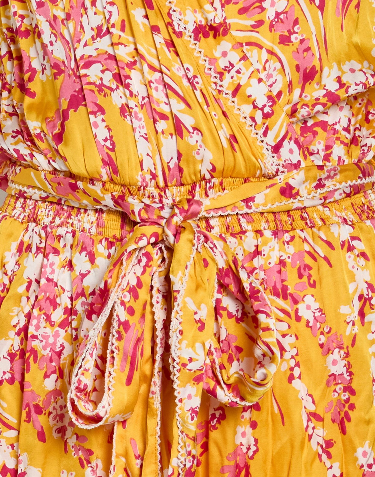 Poupette St Barth Womens Playsuit in Yellow