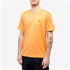 Acne Studios Men's Nash X Face T-Shirt in Mandarin Orange