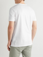 Derek Rose - Ramsay 1 Stretch Cotton and TENCEL-Blend Piqué T-Shirt - White