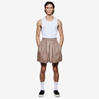 MKI Men's Linen Shorts in Mushroom