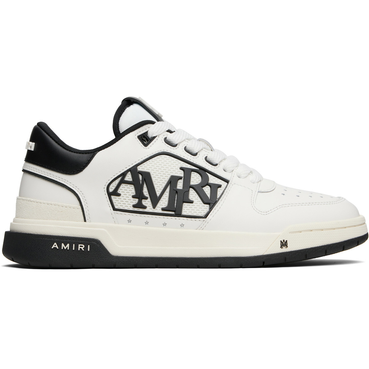 AMIRI White & Black Classic Low Sneakers