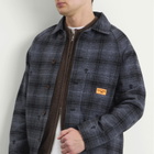 Service Works Men's Thistle Plaid FOH Jacket in Black