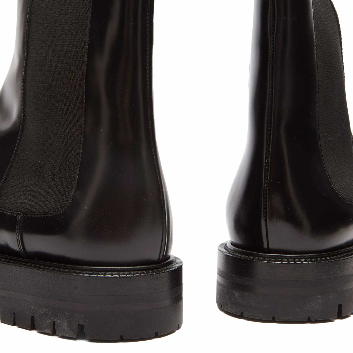 Maison Margiela Men's Tabi County Chelsea Boot in Black