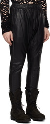 Julius Black Coated Sweatpants