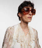 Etro Paisley oversized sunglasses