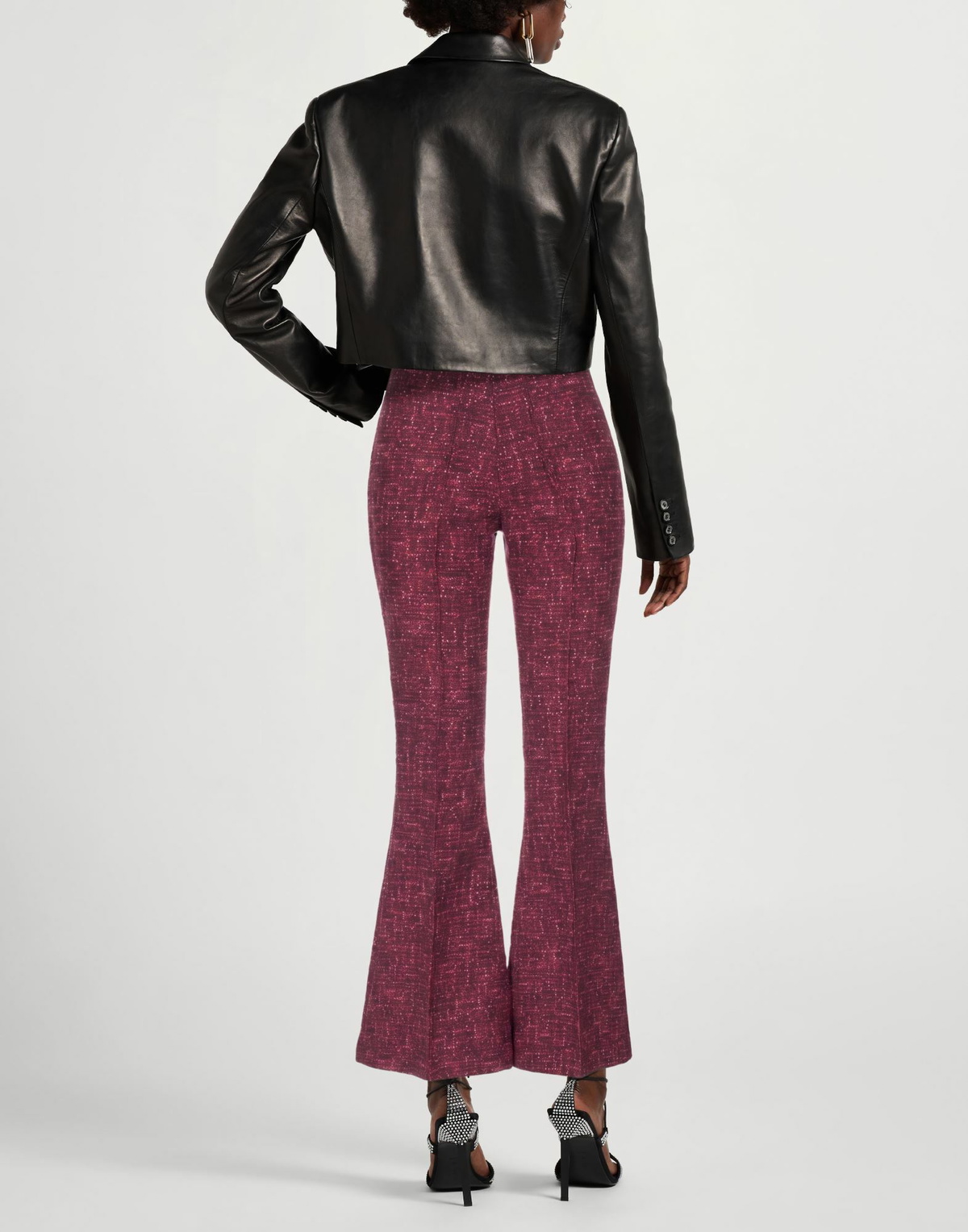 Chiara Boni La Petite Robe Womens Pants Burgundy