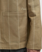 Parlez Flow Jacket Brown Mens Overshirt